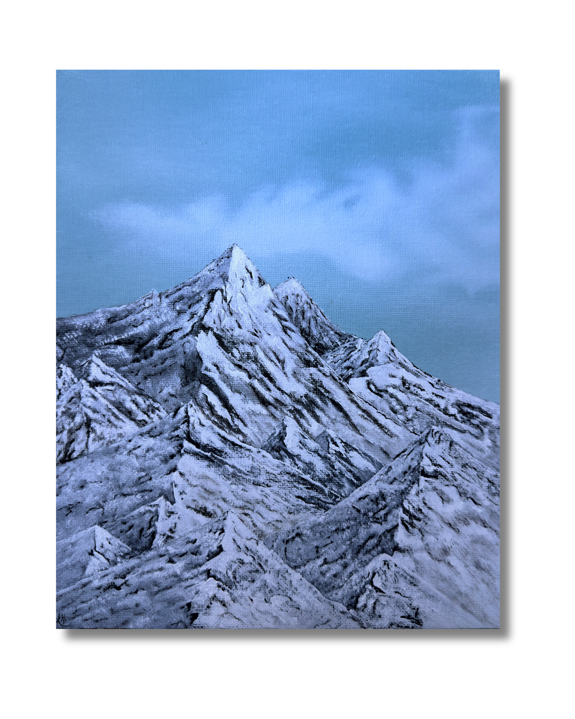 "Mountain Blues" Canvas Print
