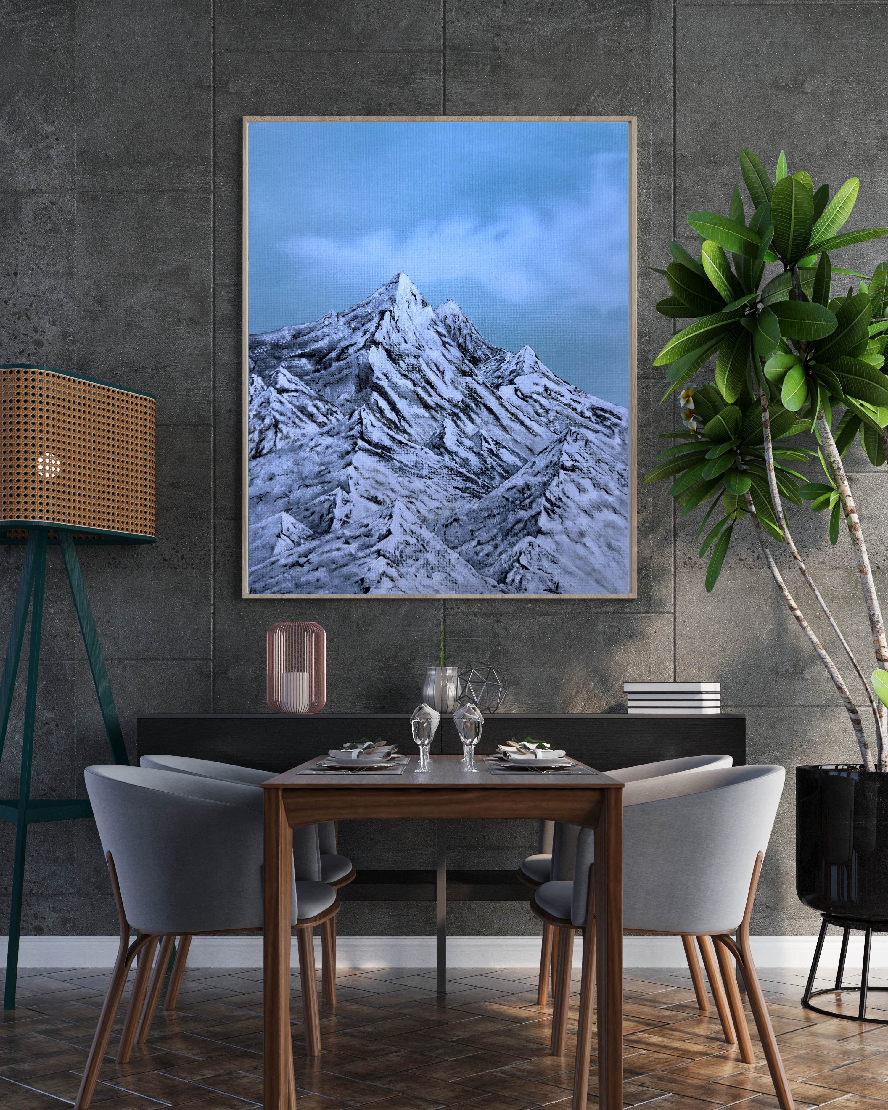 "Mountain Blues" Poster Print