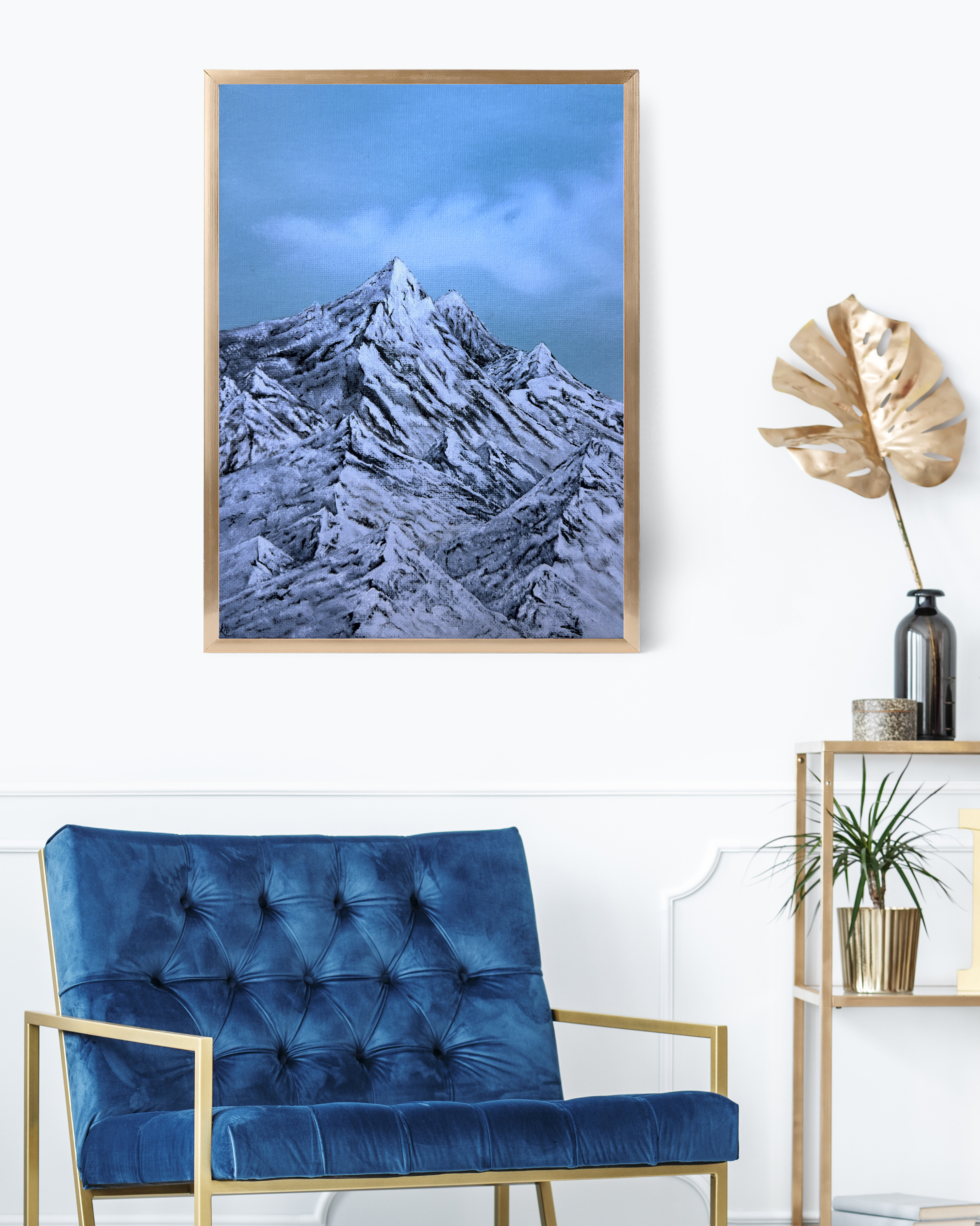 "Mountain Blues" Poster Print