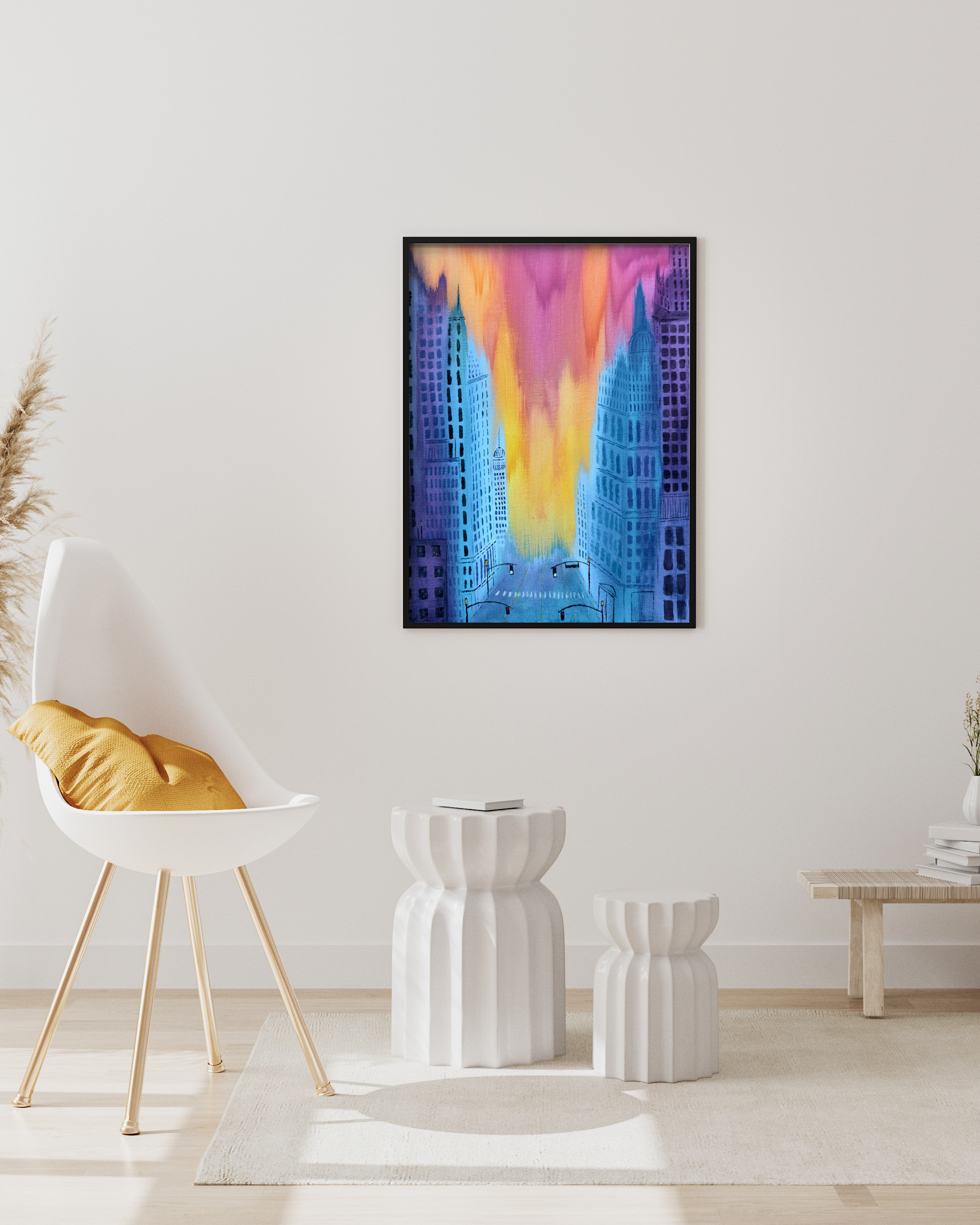 "City Glow" Poster Print