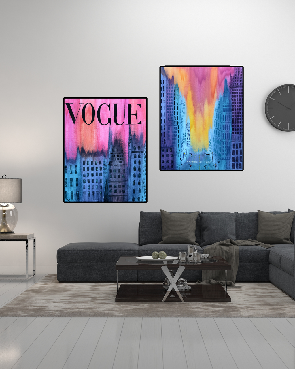 "City Glow" Poster Print