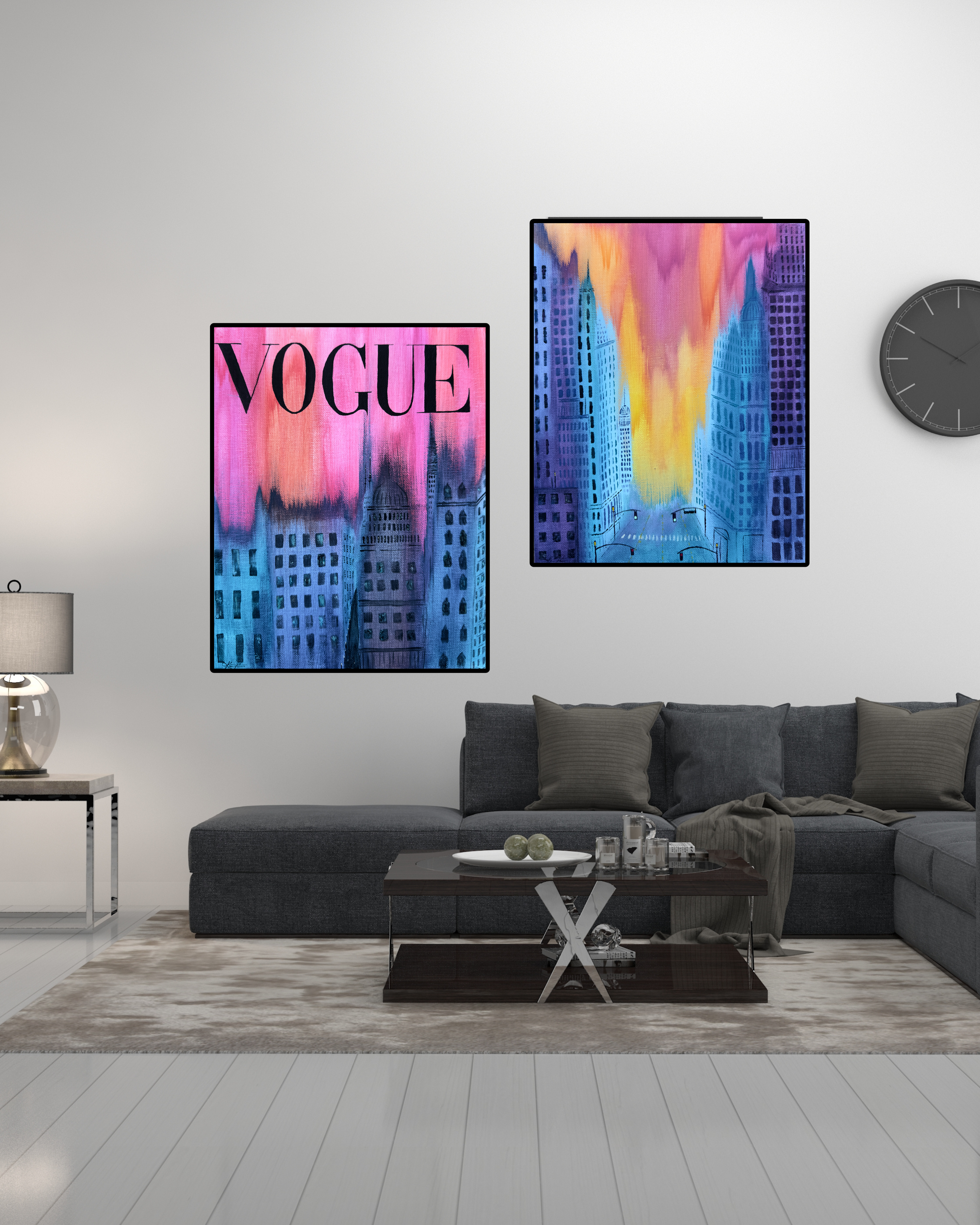 "City Glow" Poster Print