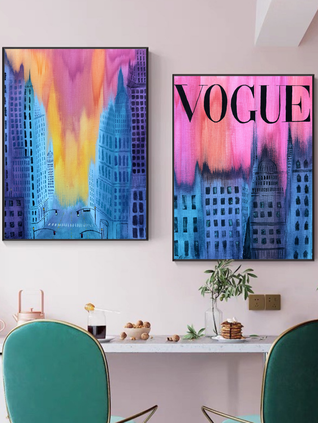 "City Glow" Poster Print