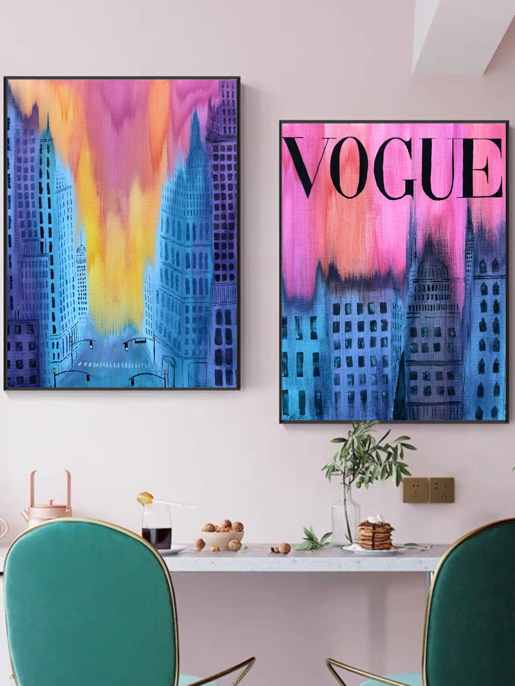 "City Glow" Poster Print