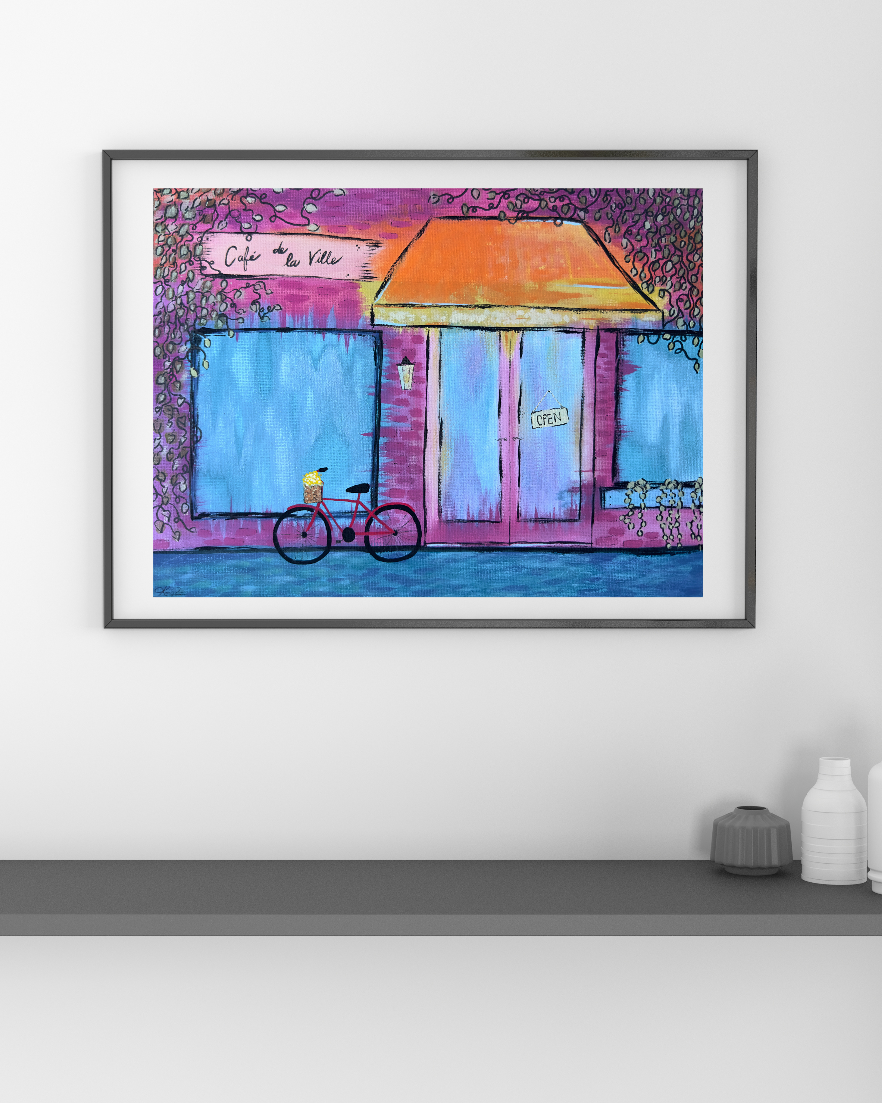 "Coffee Hour" Poster Print