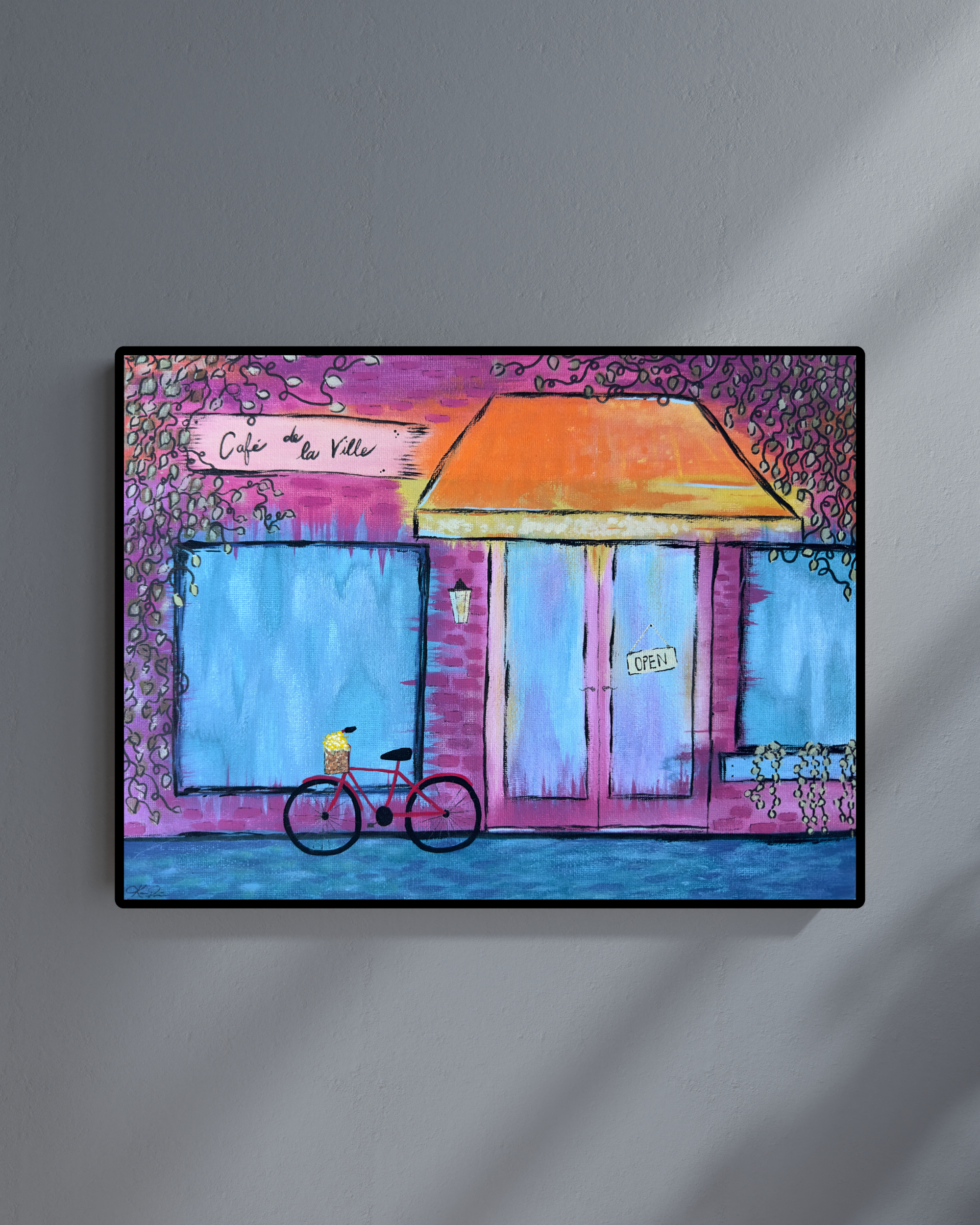 "Coffee Hour" Poster Print