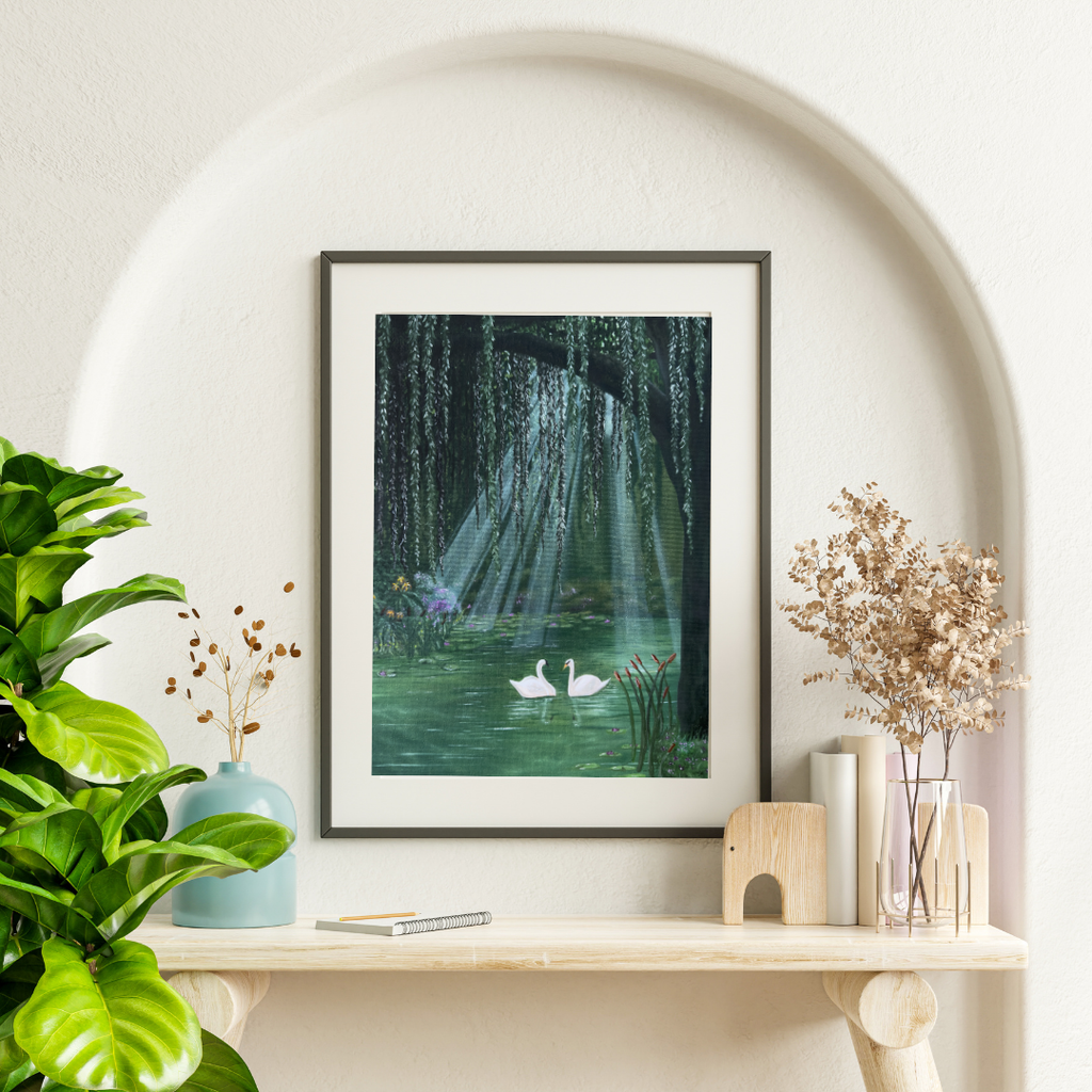 "Under His Wings" Poster Print