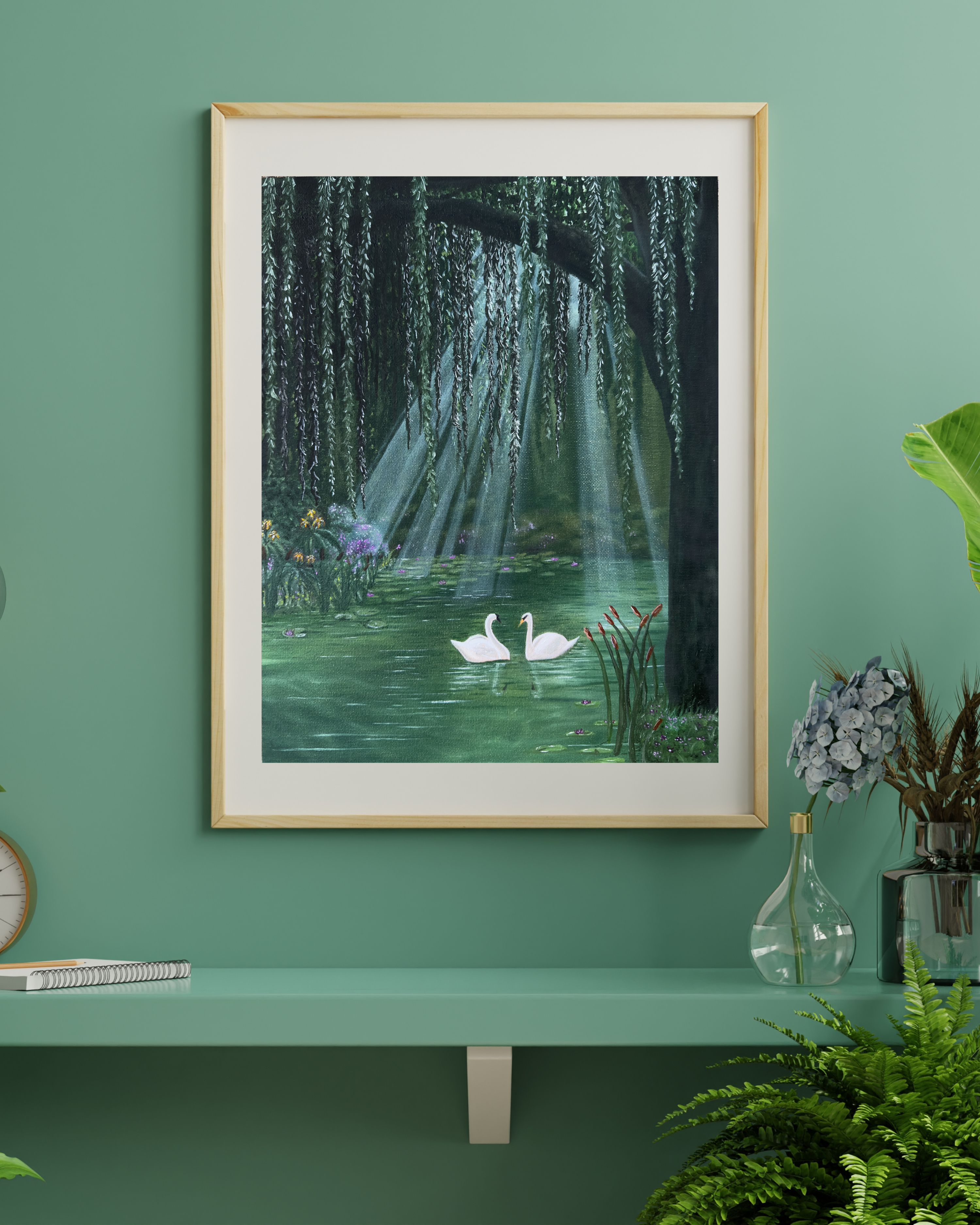 "Under His Wings" Poster Print