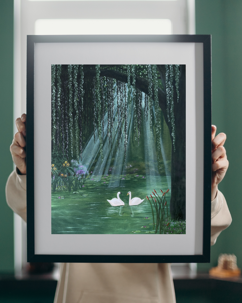 "Under His Wings" Poster Print