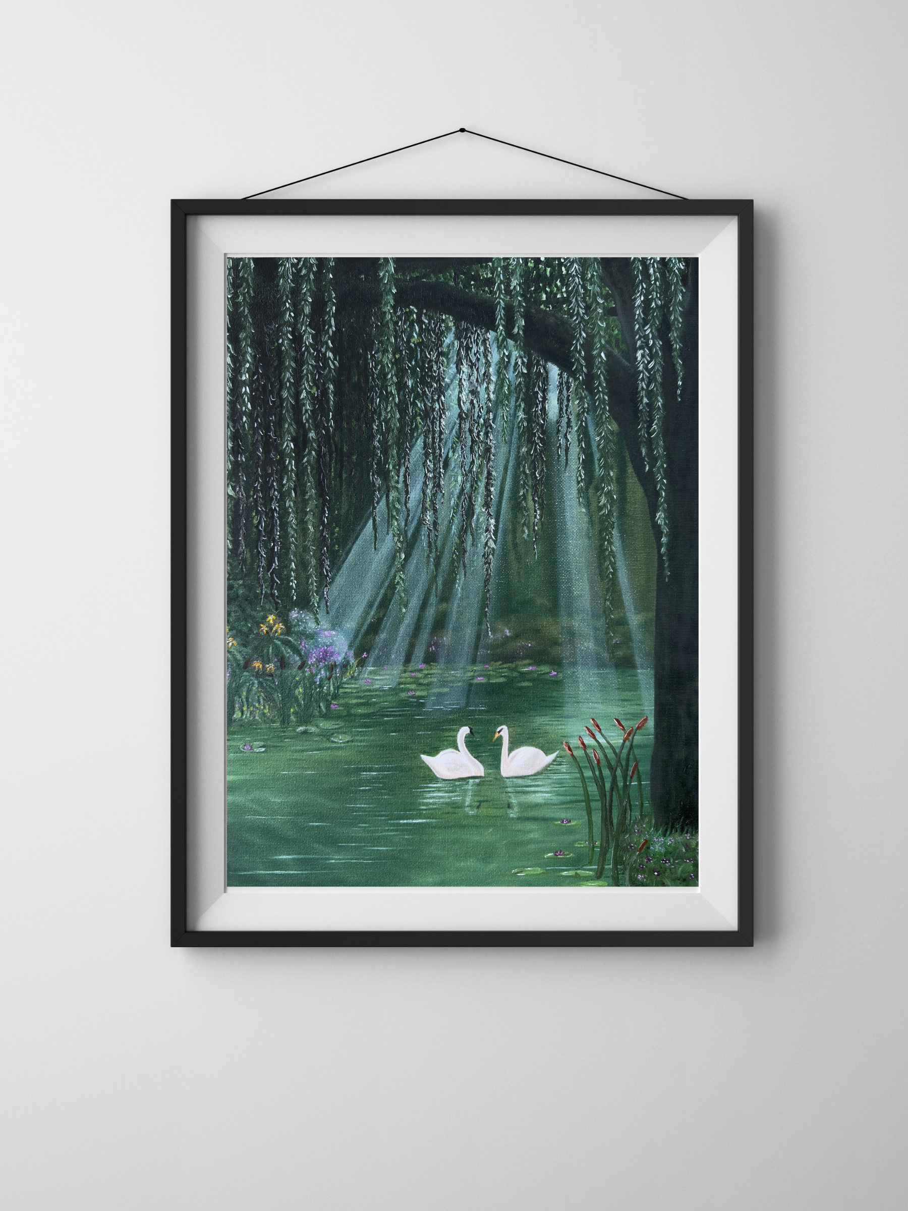 "Under His Wings" Poster Print