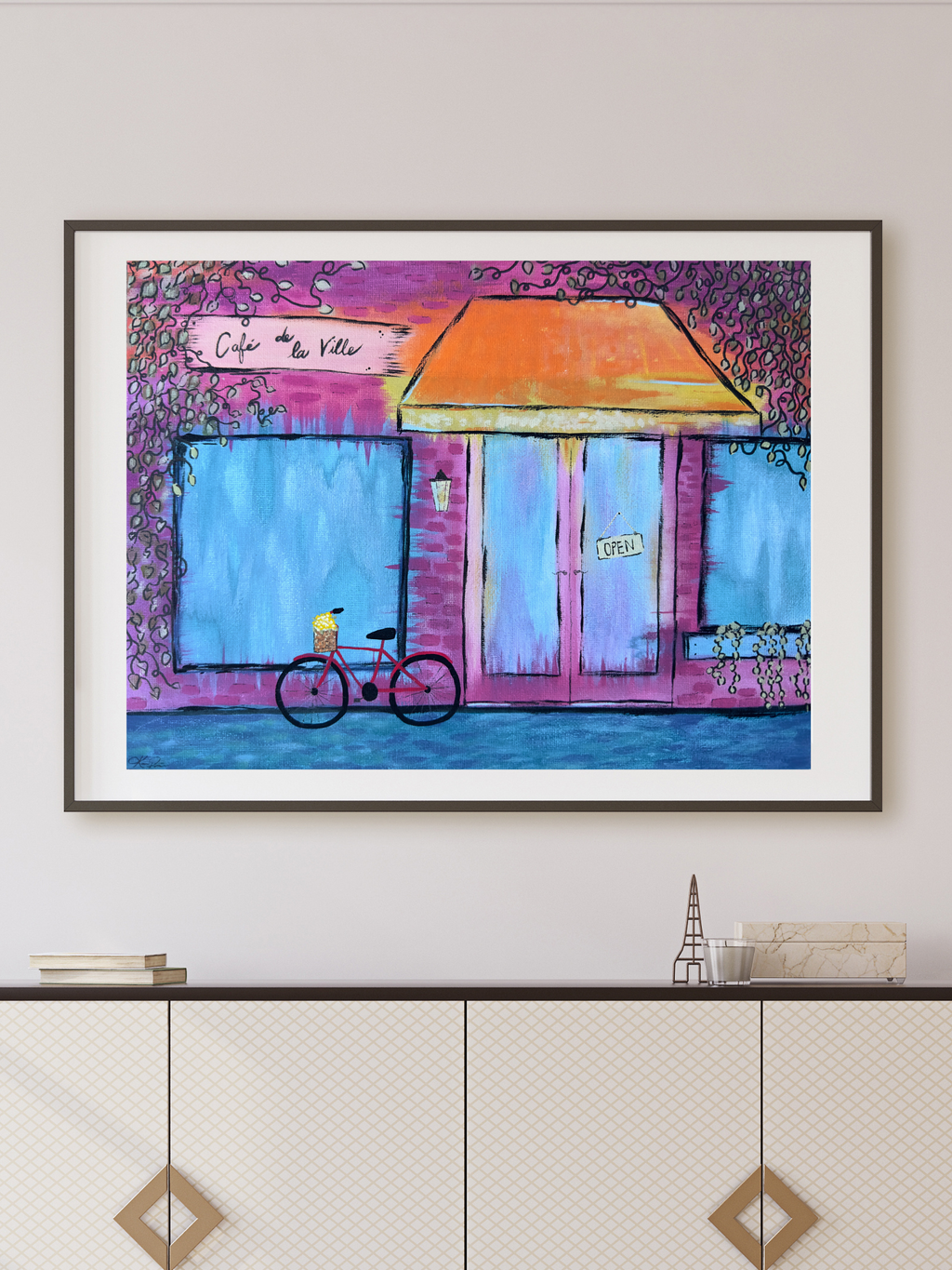 "Coffee Hour" Poster Print