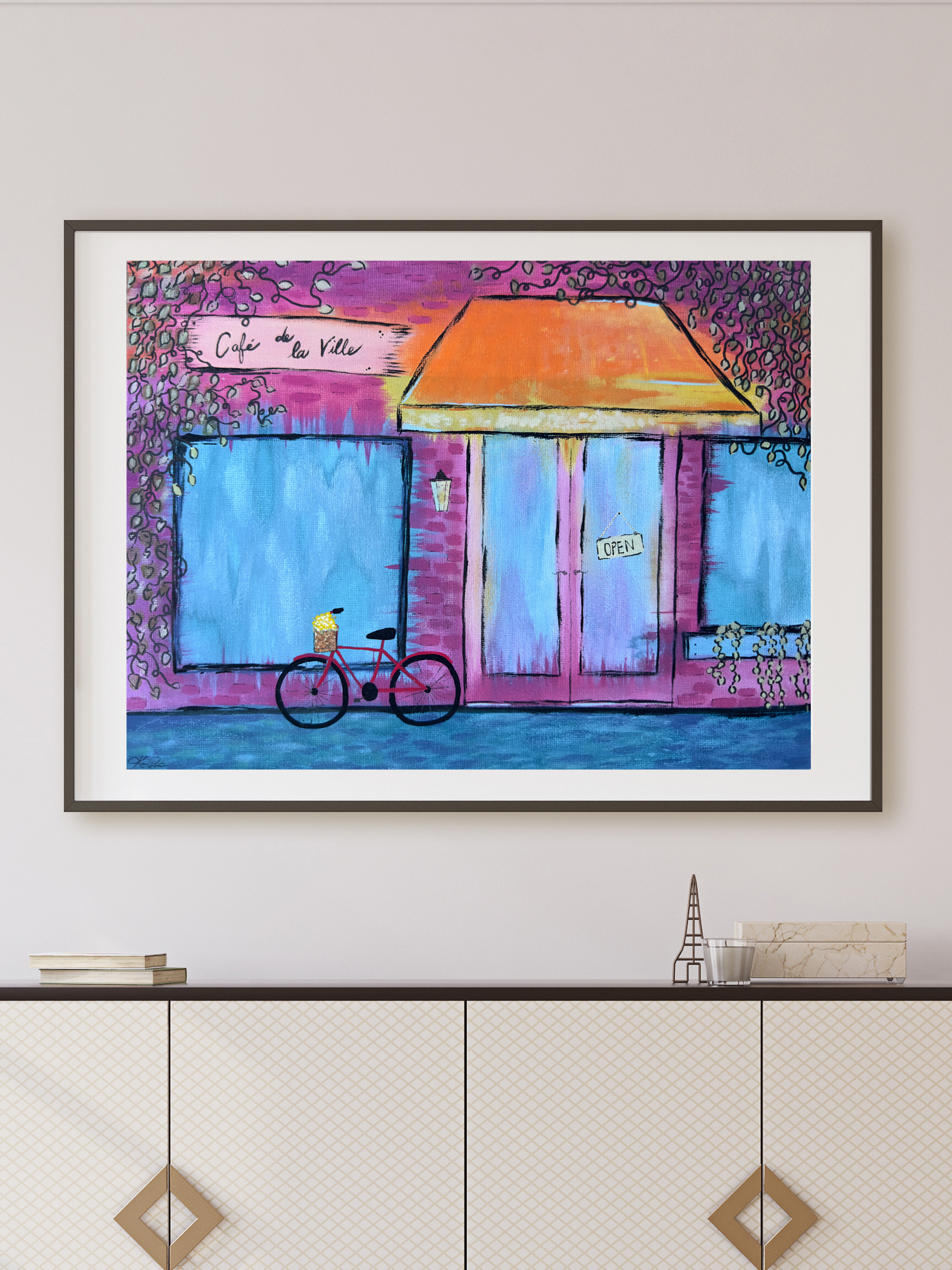 "Coffee Hour" Poster Print
