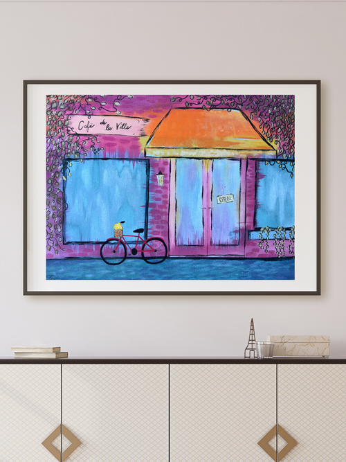 "Coffee Hour" Poster Print