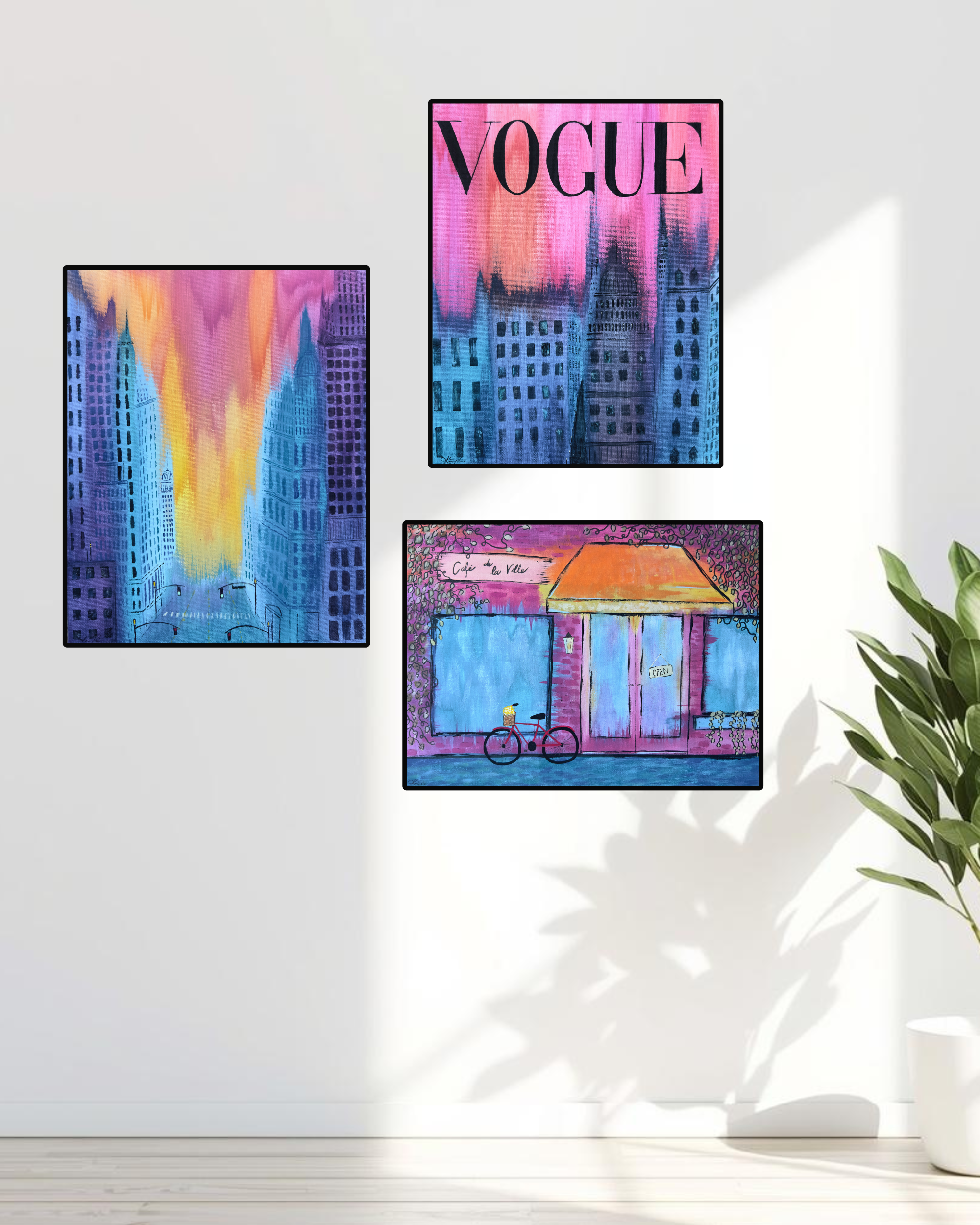 "City Glow" Poster Print